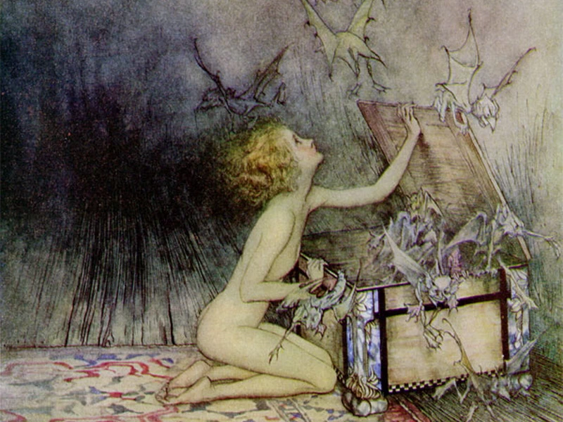 1867-Arthur Rackham - Pandora